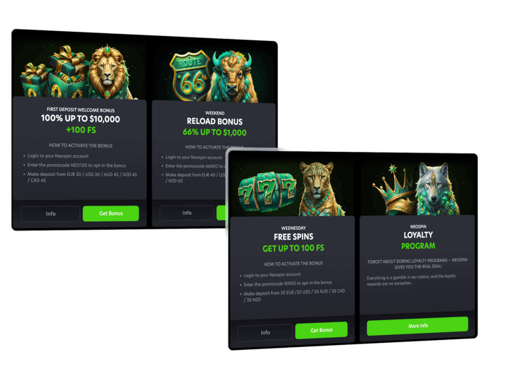 neospin casino no deposit bonus