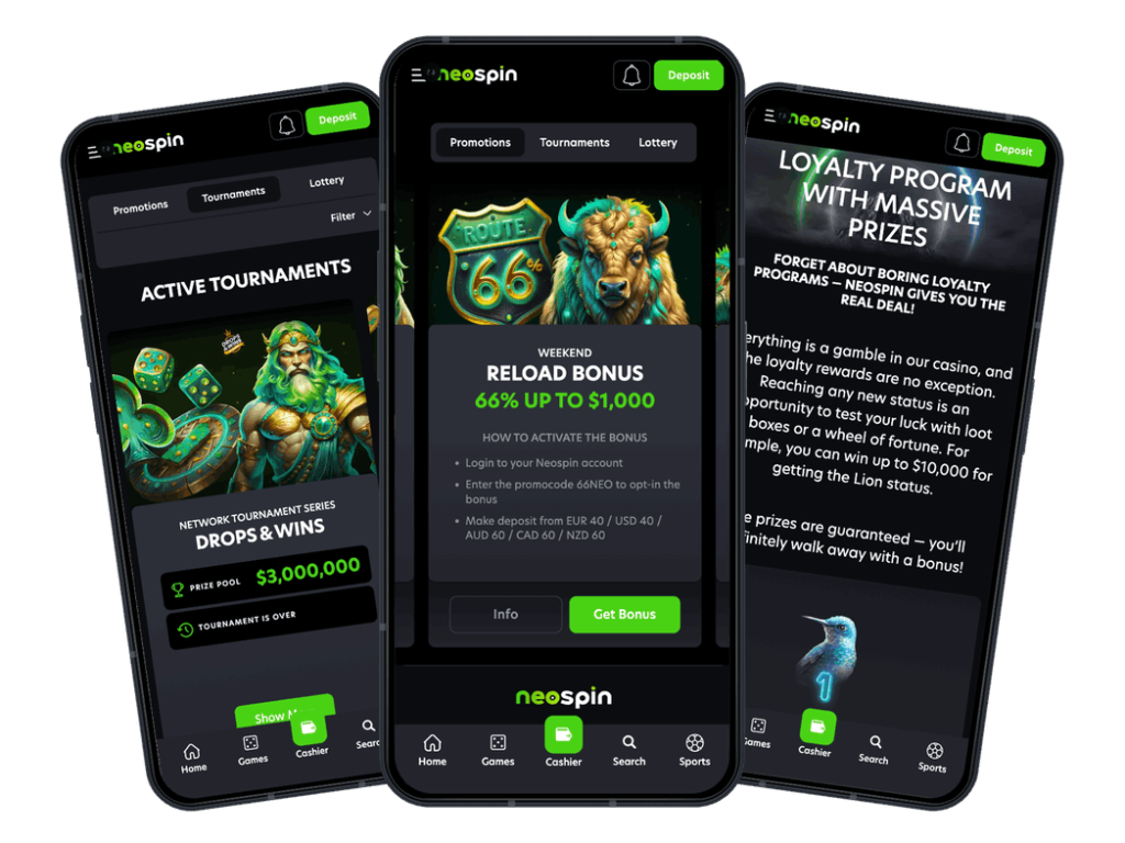 neospin mobile app